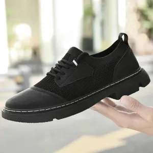 Stilvoller Auftritt: UrbanEase Lederloafer mit 5 cm Erhöhung