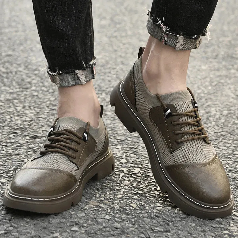 Stilvoller Auftritt: UrbanEase Lederloafer mit 5 cm Erhöhung