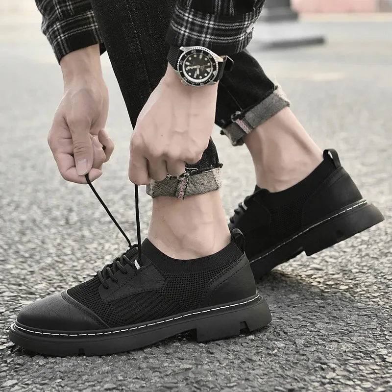 Stilvoller Auftritt: UrbanEase Lederloafer mit 5 cm Erhöhung