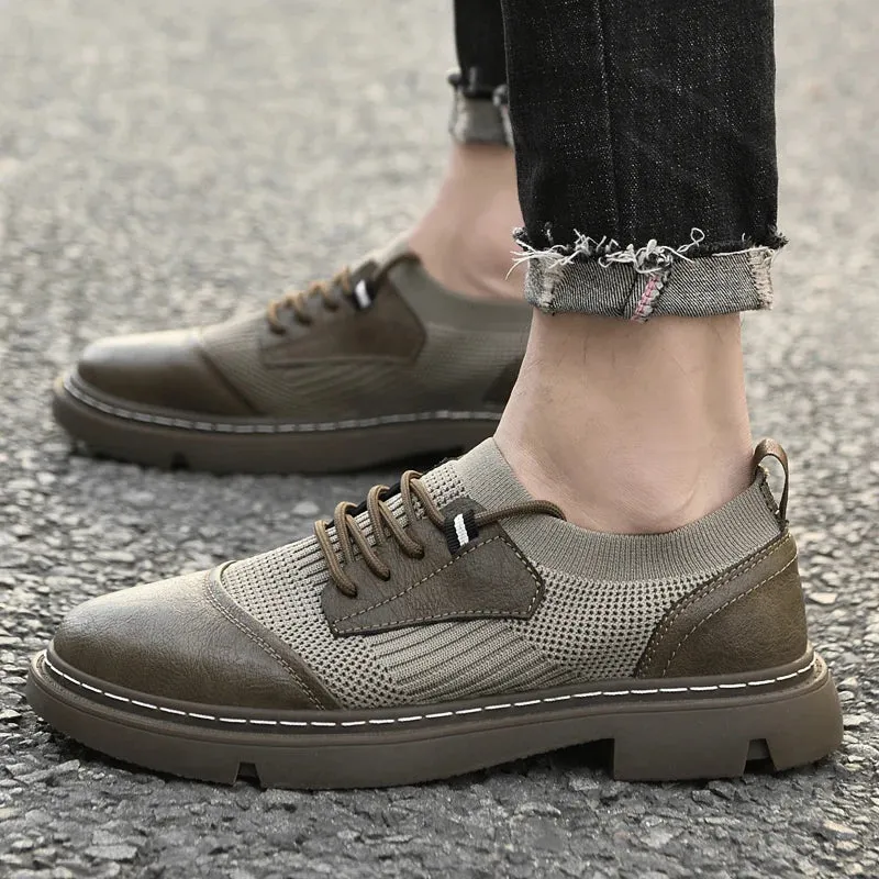 Stilvoller Auftritt: UrbanEase Lederloafer mit 5 cm Erhöhung