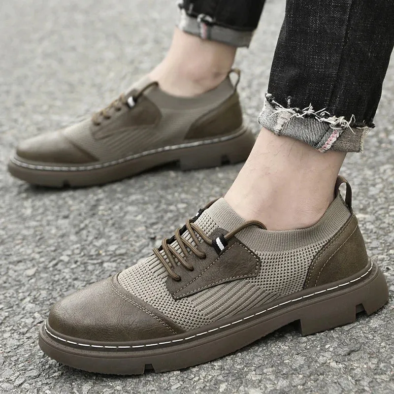 Stilvoller Auftritt: UrbanEase Lederloafer mit 5 cm Erhöhung