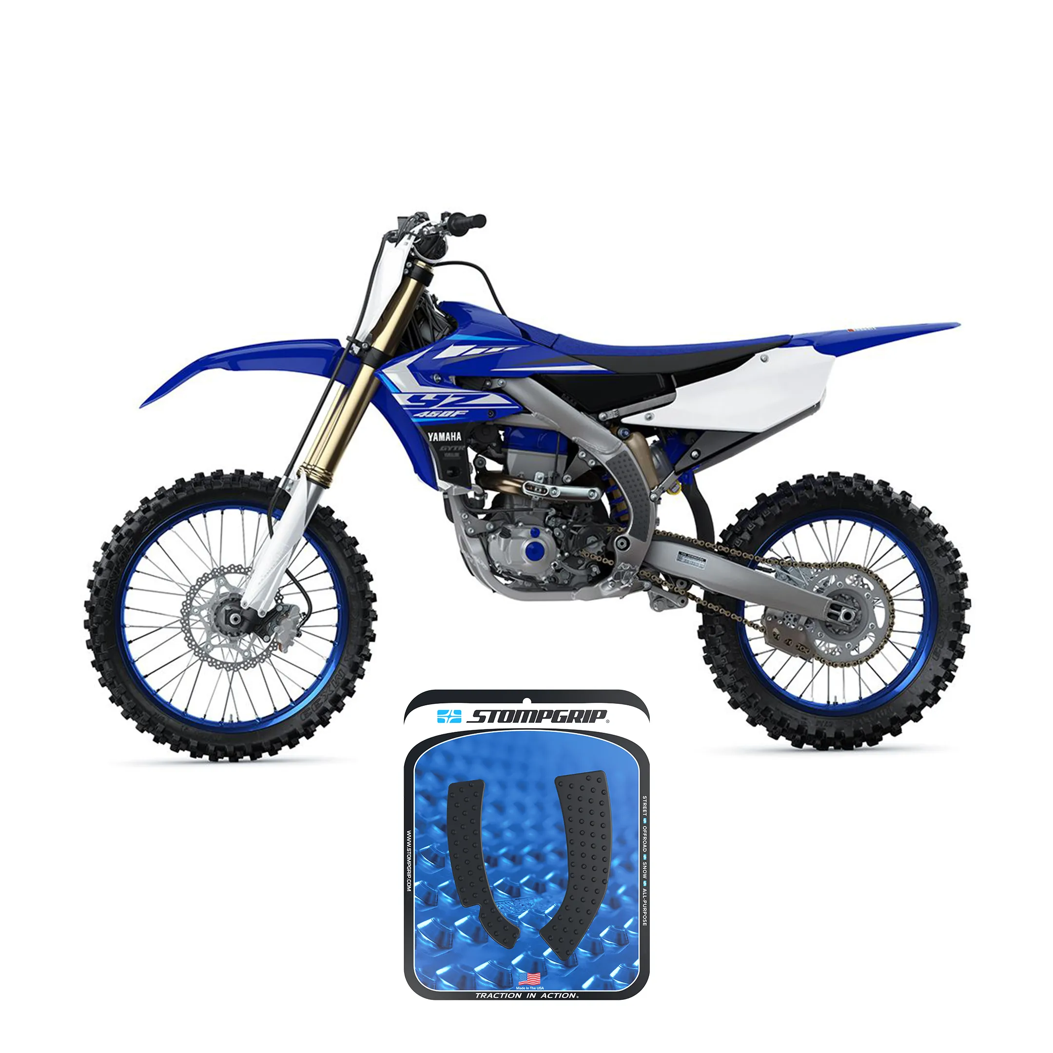 Stompgrip - Yamaha YZ450F/FX 18-25 Dirt Bike Frame Grips (0005)