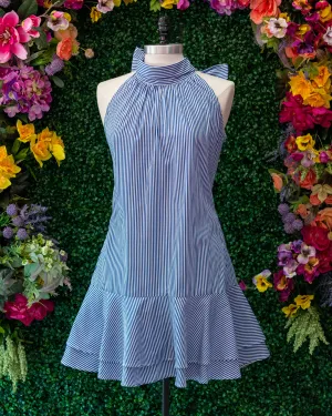 Striped Halter Dress