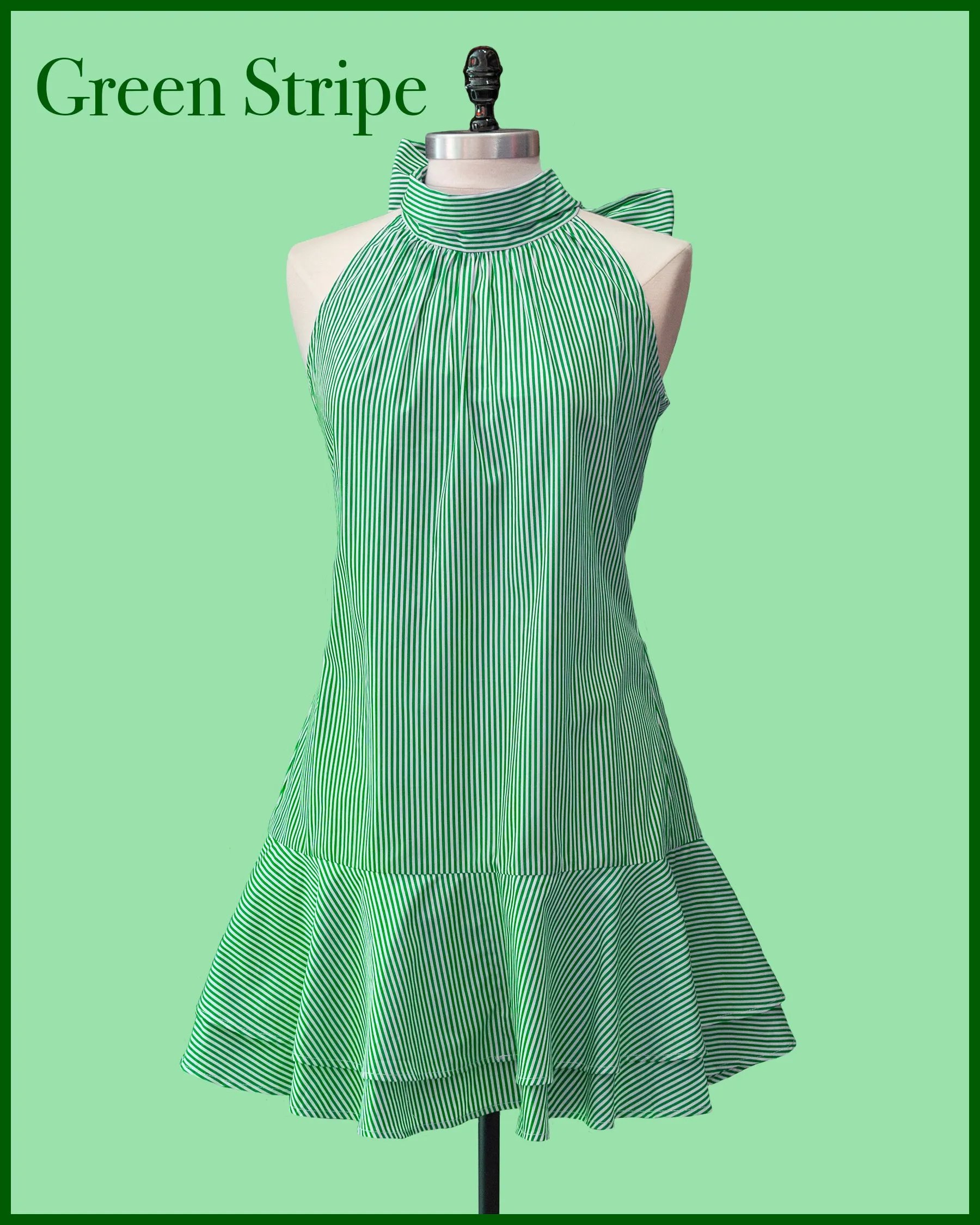 Striped Halter Dress