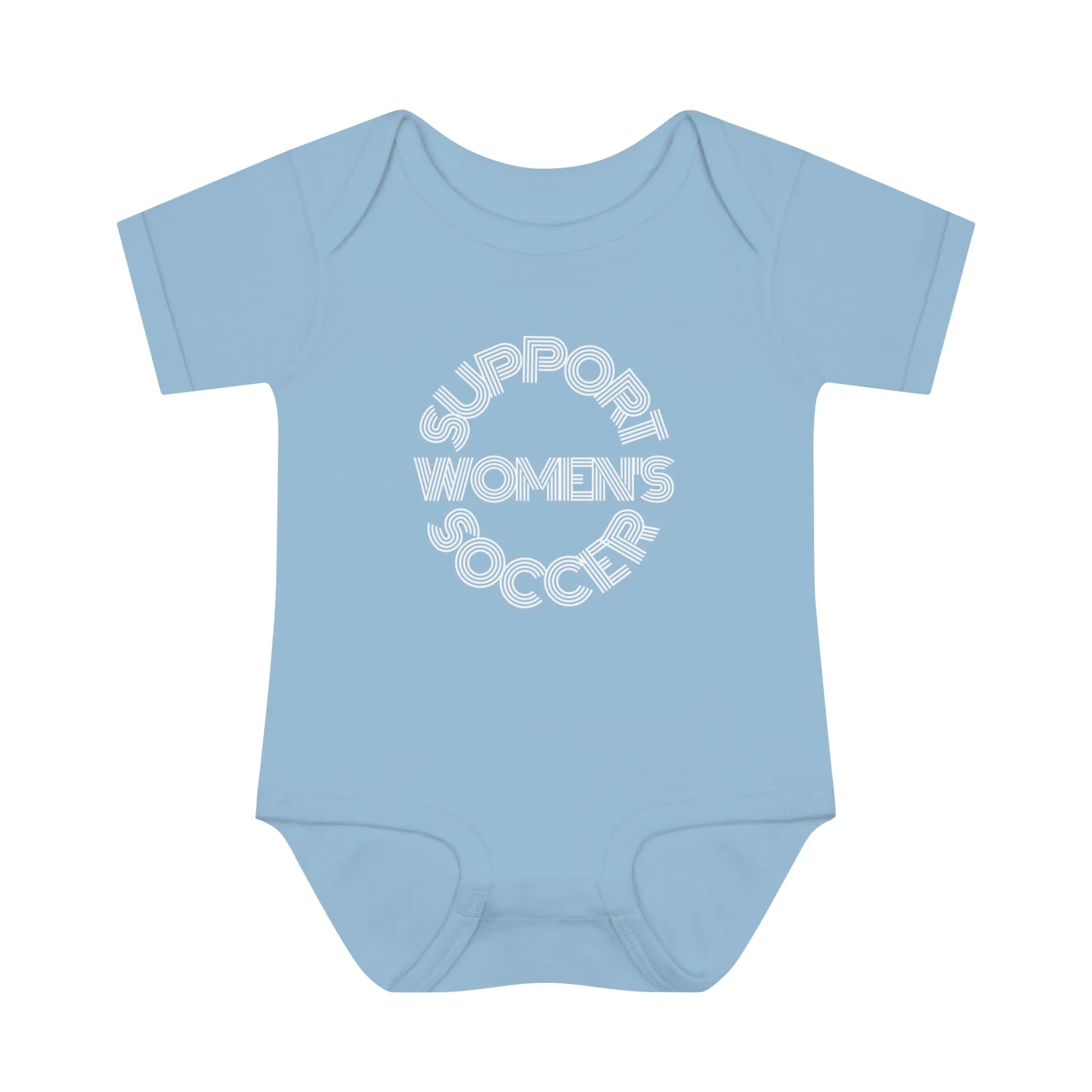 Support Women's Soccer Infant Baby Onesie