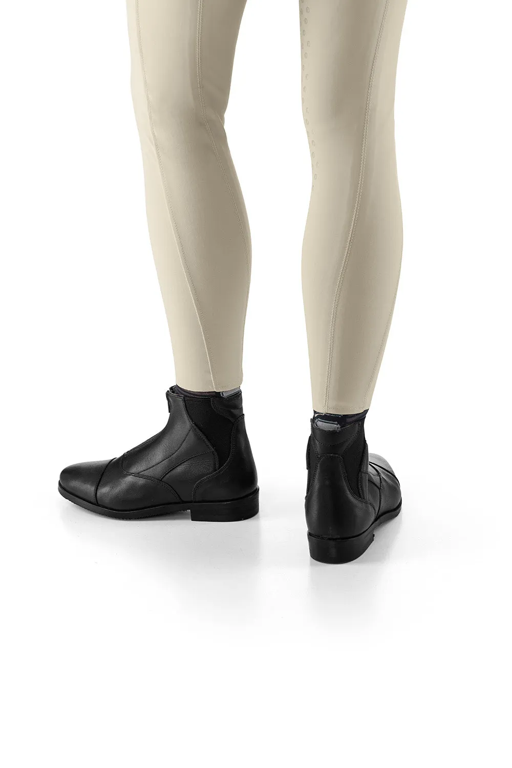Taurus Front Zip Short Riding Boots - Black
