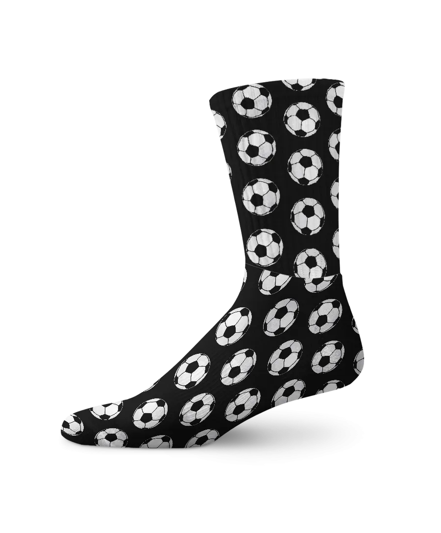 Tessellated Soccer Ball Crew Socks