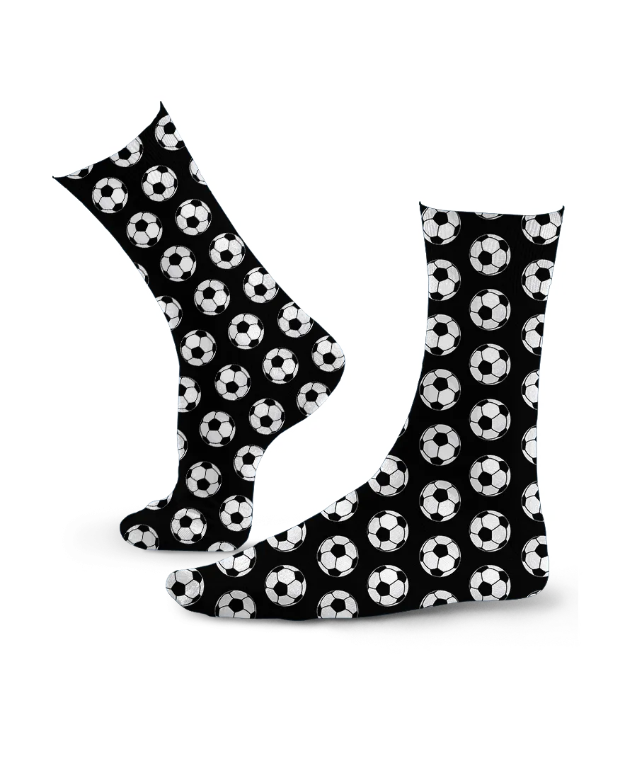 Tessellated Soccer Ball Crew Socks