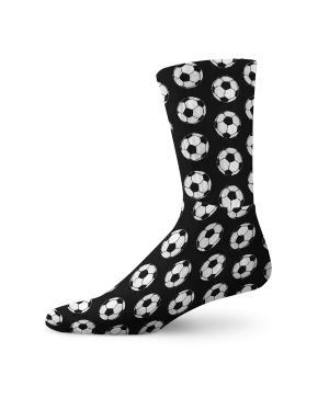 Tessellated Soccer Ball Crew Socks