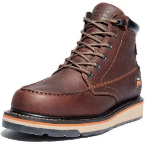 Timberland Pro Men's Gridworks 6" Soft Toe WP Work Boot- Brown- TB1A1KRQ214