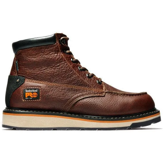 Timberland Pro Men's Gridworks 6" Soft Toe WP Work Boot- Brown- TB1A1KRQ214