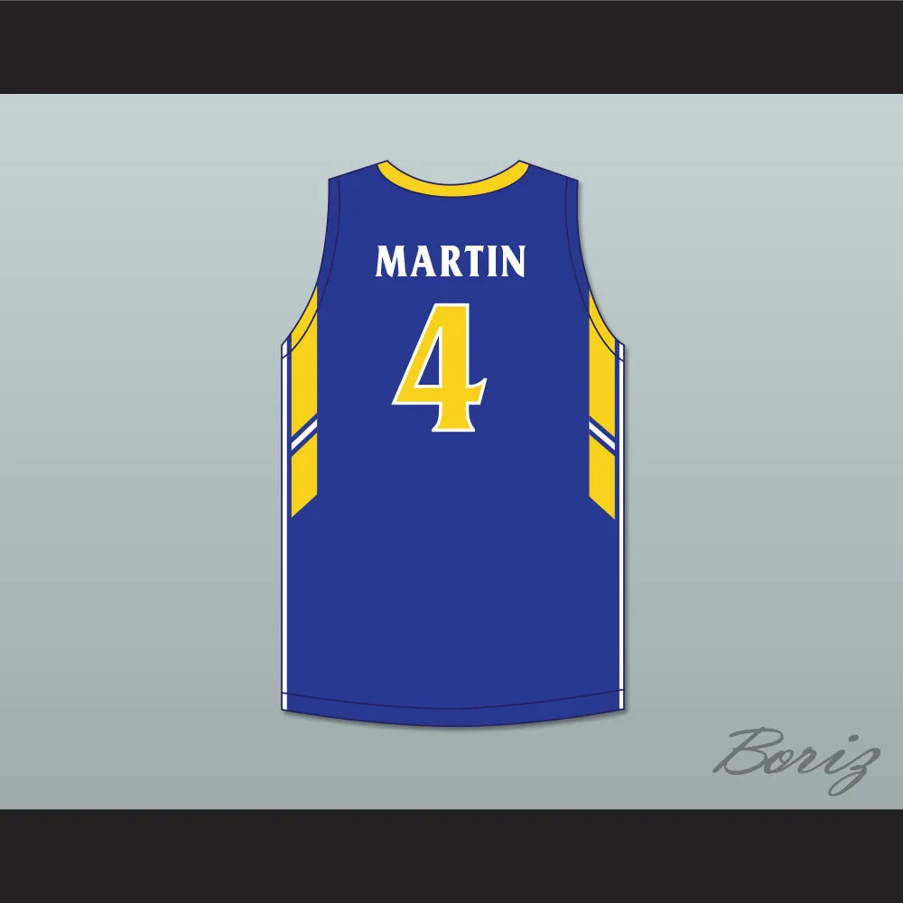 Tyrese Martin 4 William Allen High School Canaries Blue Basketball Jersey 2