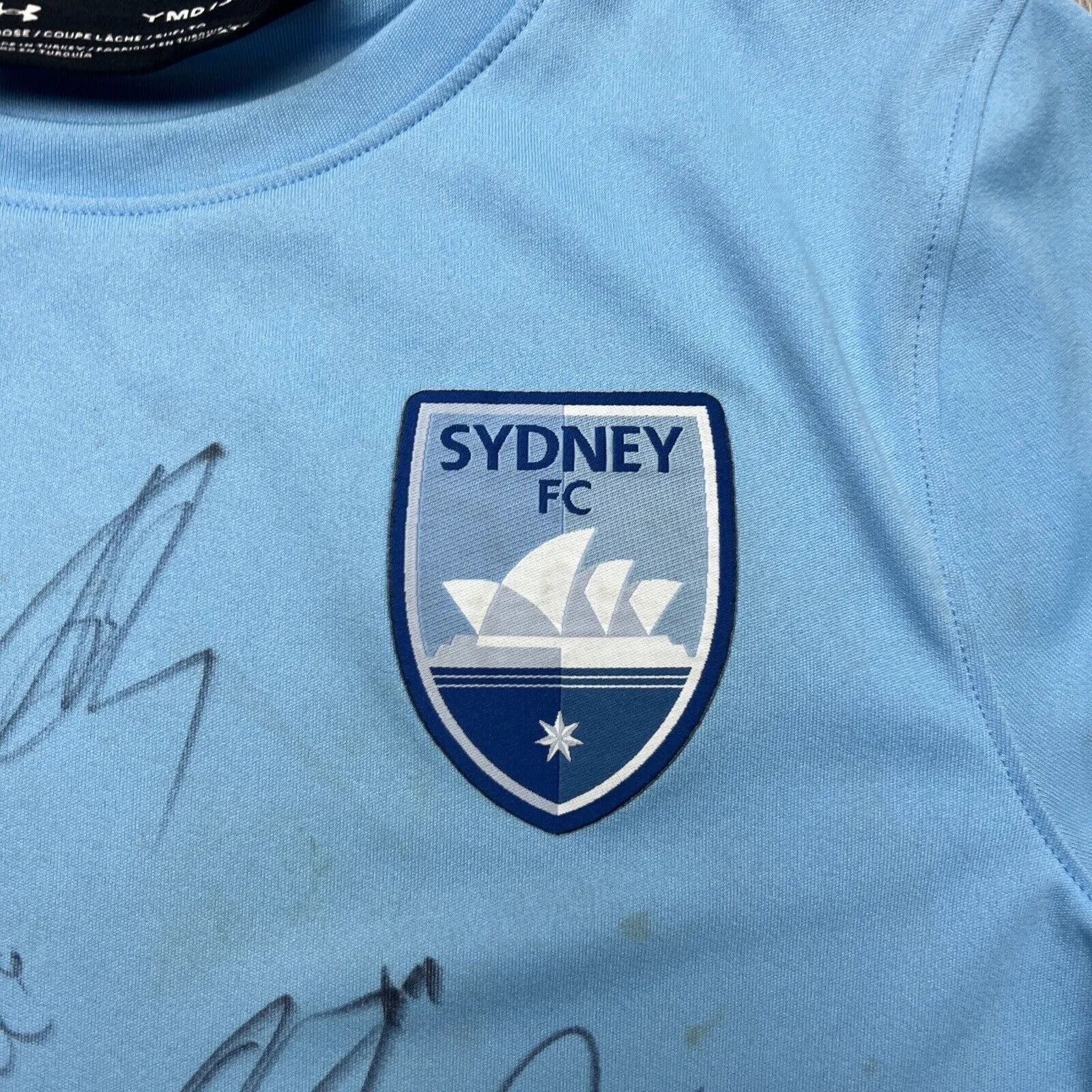 Under Armour Sydney FC Youth Soccer Jersey Size Youth Medium