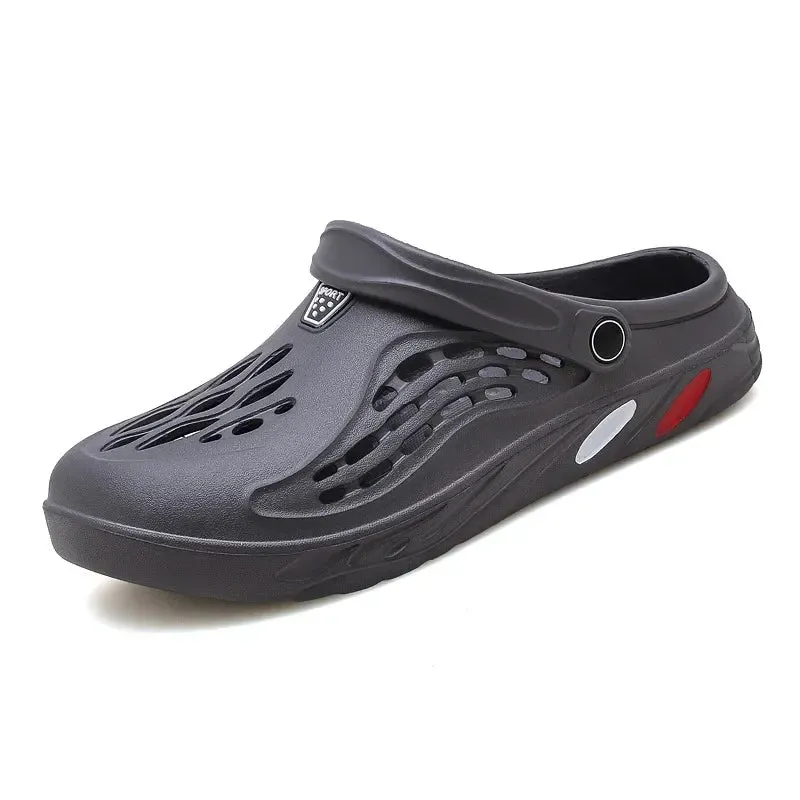Unisex Quick-Dry Beach Sandals - Lightweight Hollow Slippers for Summer Comfort