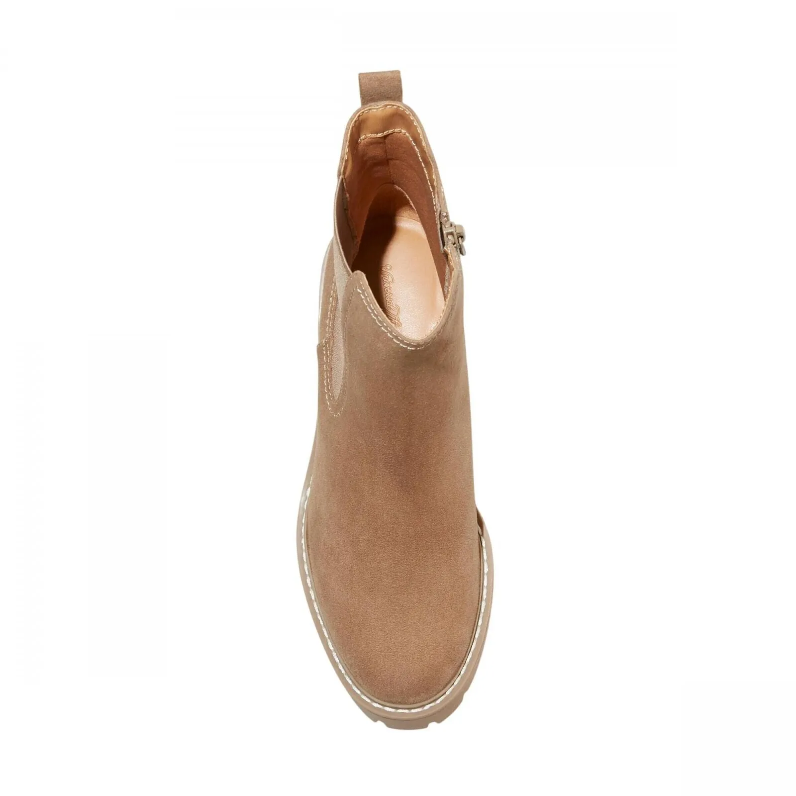 Universal Thread Crispin Chelsea Boots with Memory Foam Insole Tan Brown 11M
