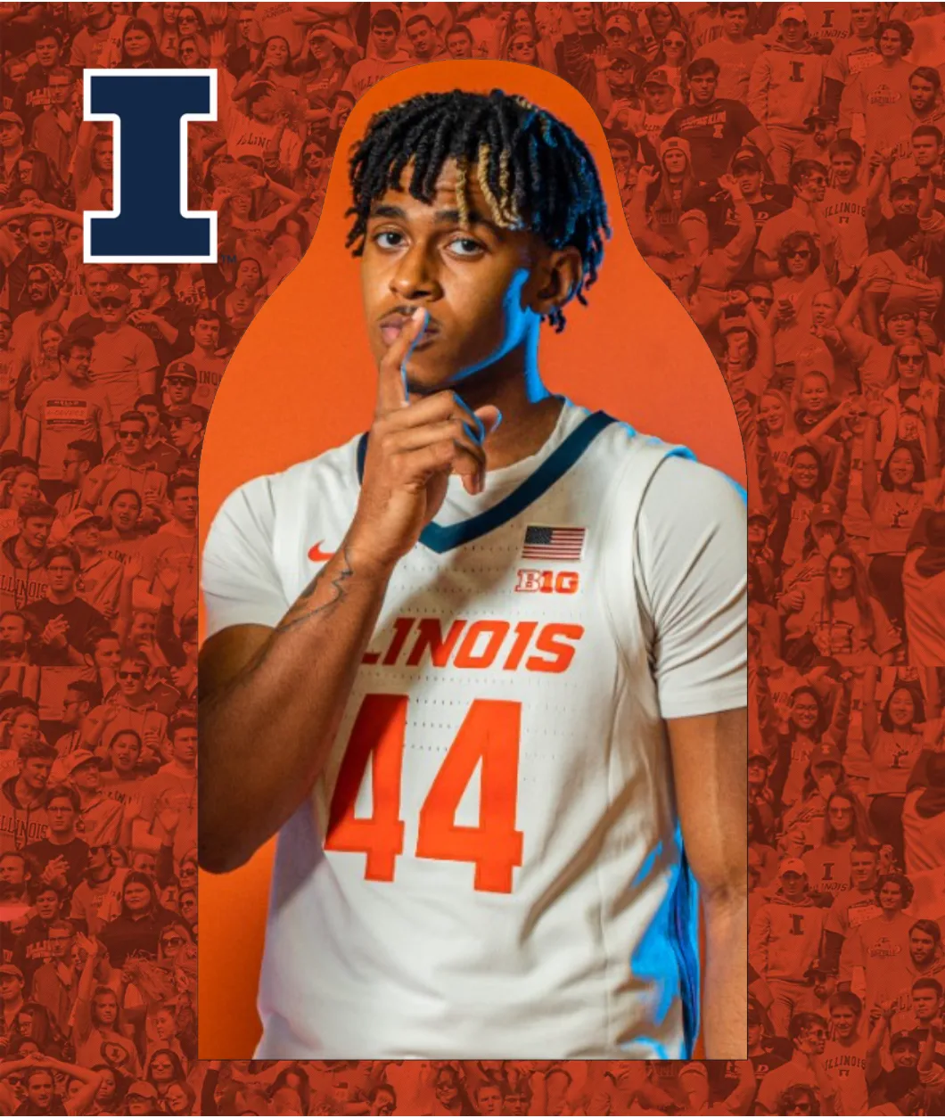 University of Illinois - Basketball Cutouts