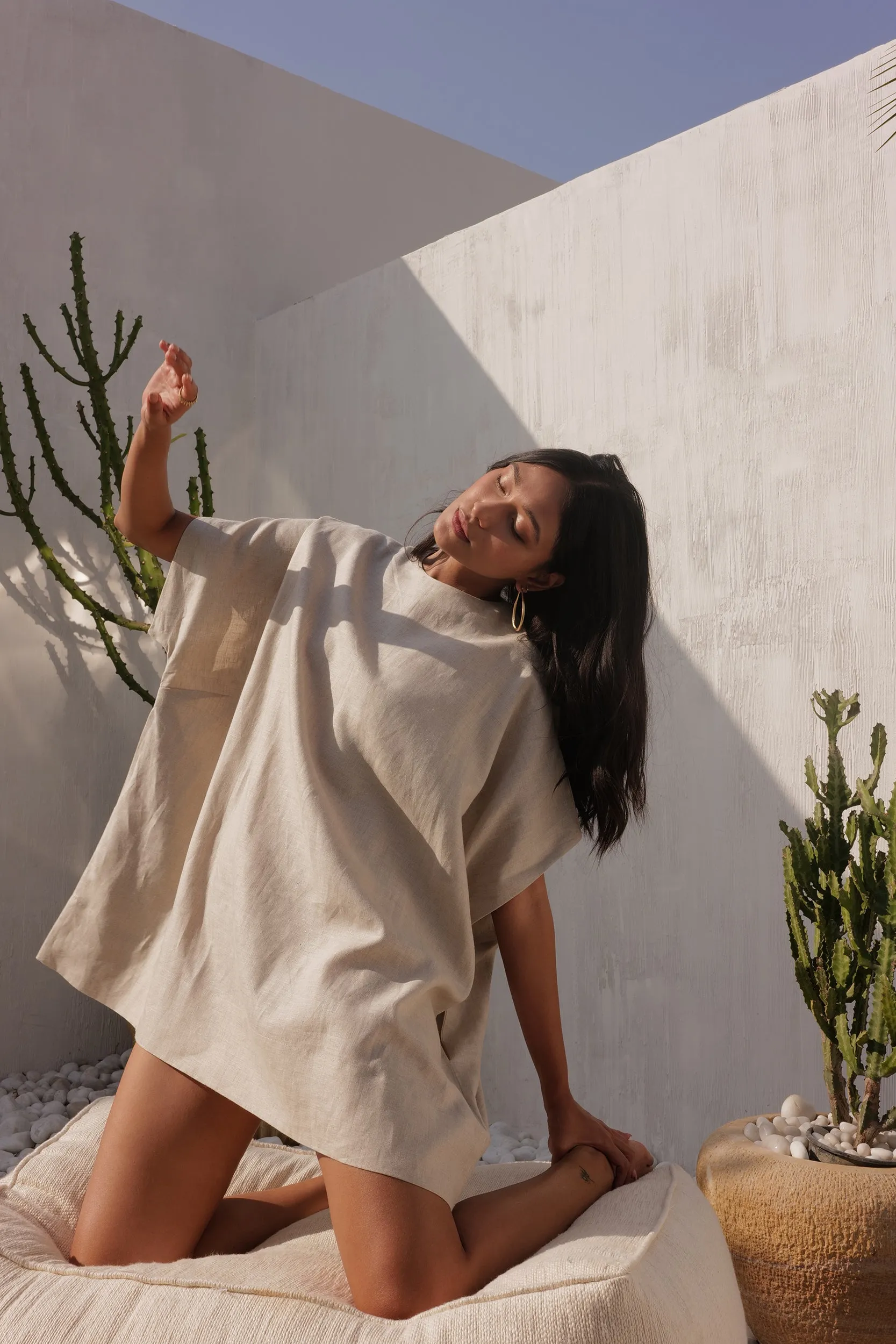 Valencia Dress (Natural)