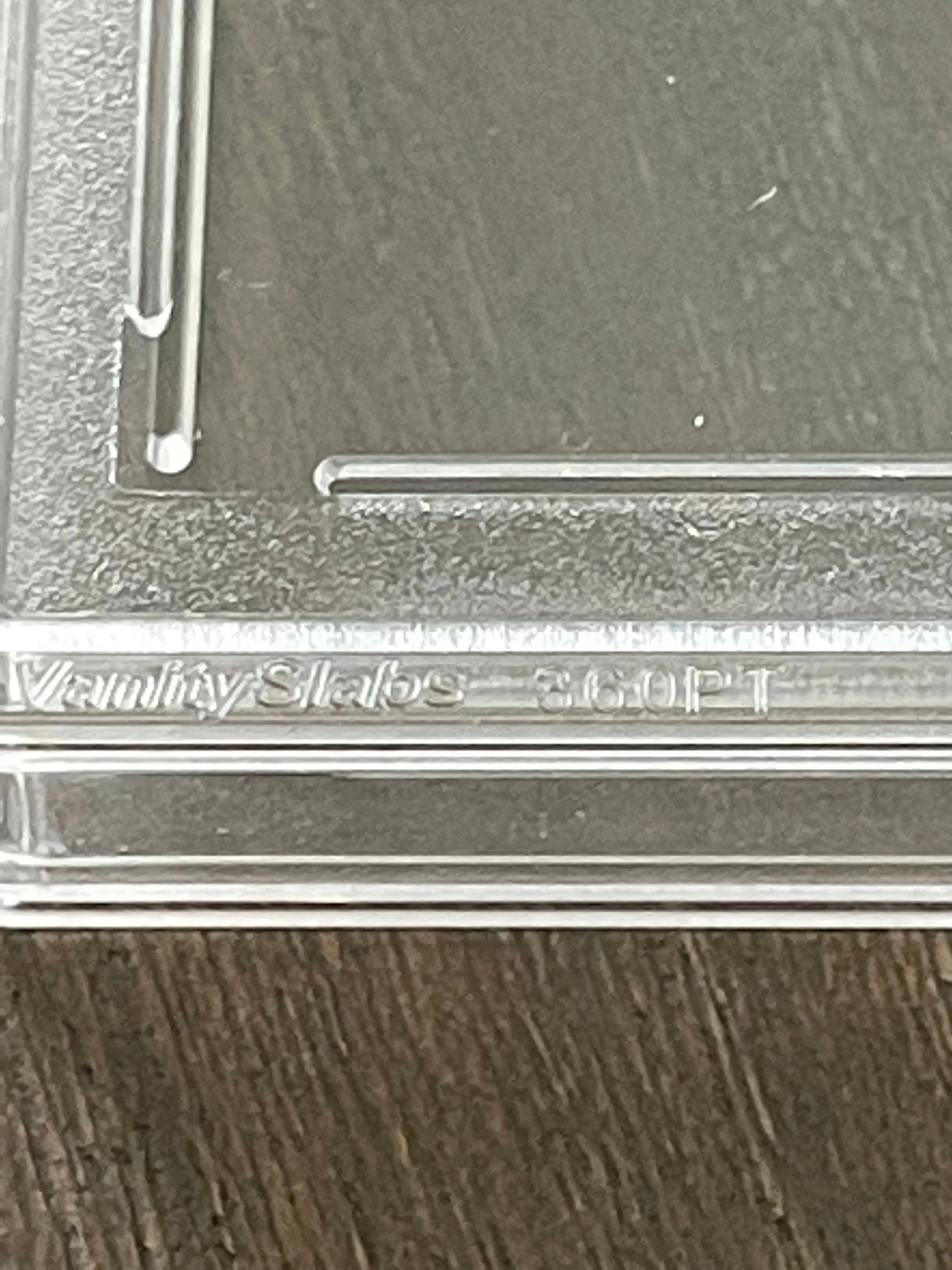 Vanity Slabs 360pt thickness Empty Slab for Wax Packs up to 15 cards thick for Baseball Football Hockey Basketball Cards