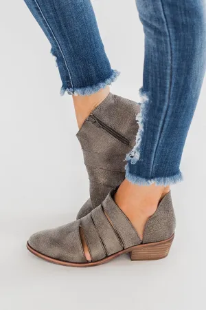 Very G Hop Along Booties- Grey