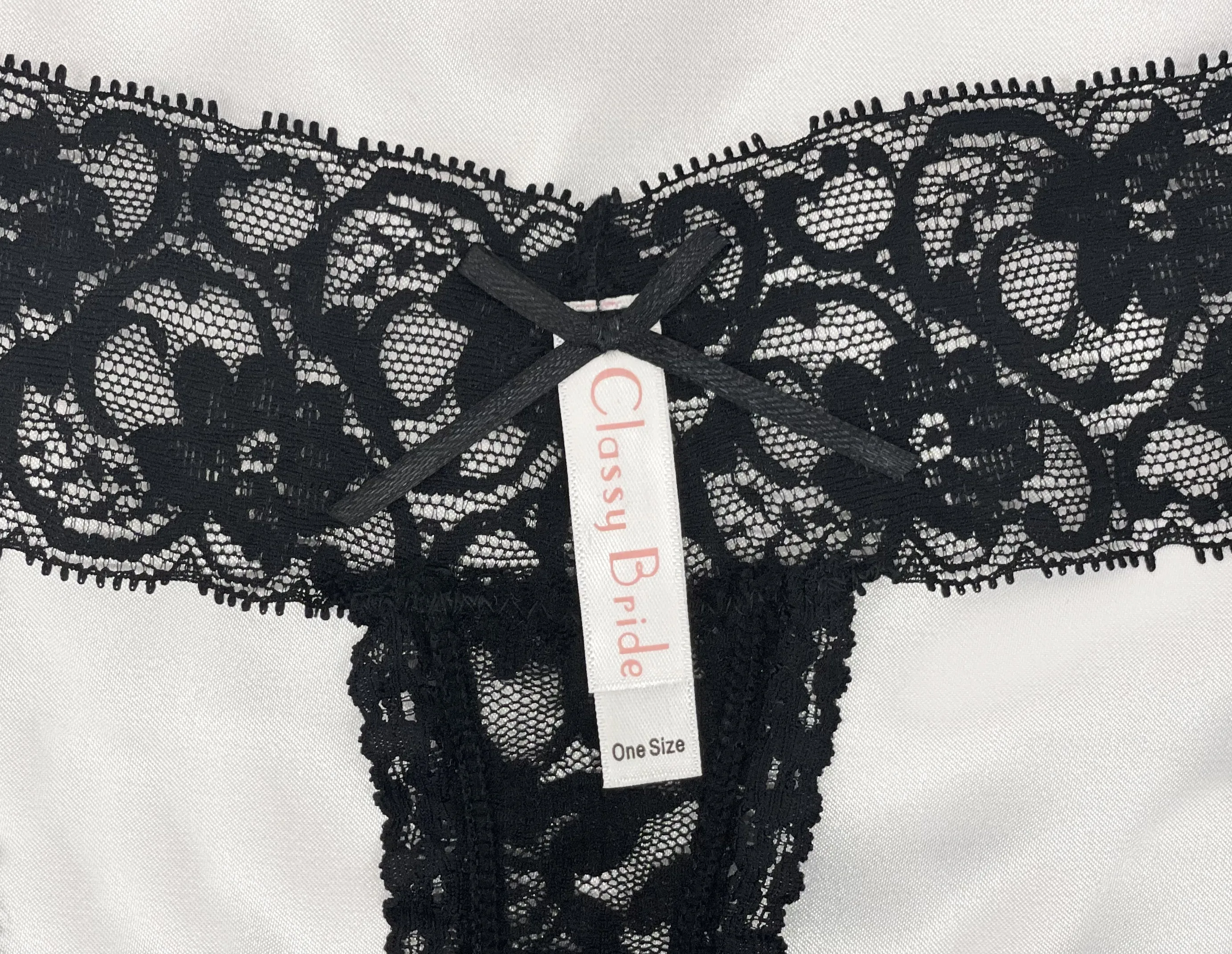 Wifey Darling Lace Bridal Thong - Honeymoon Collection