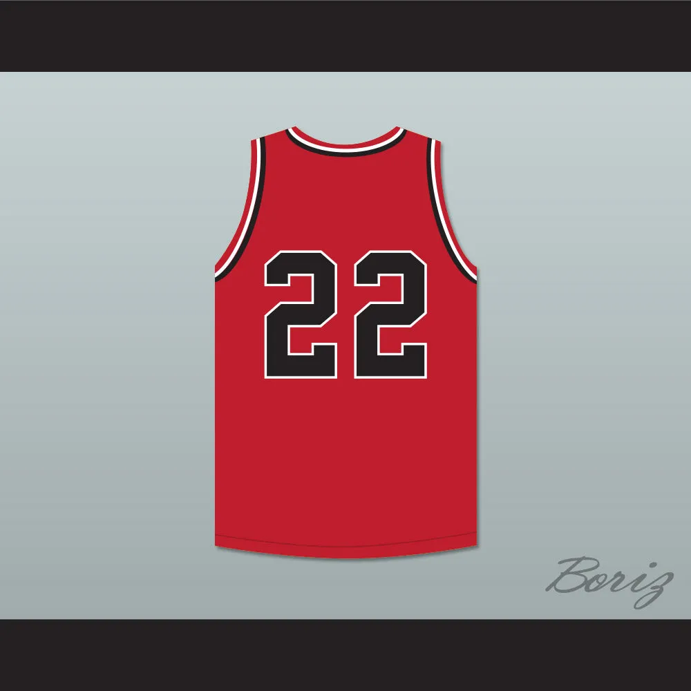 William Gates 22 St Joseph Chargers High School Red Basketball Jersey Hoop Dreams