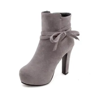 Women Ankle Boots Platform Winter Warm Fur Shoes