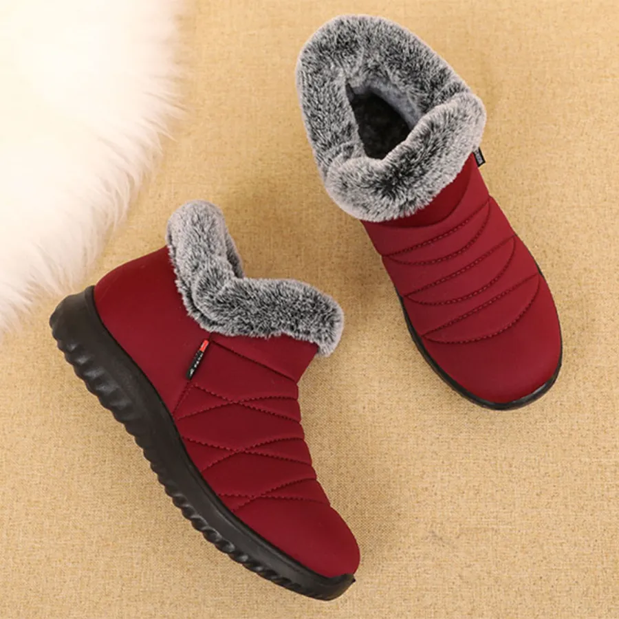 Women's Cotton Velvet Non-slip Warm Boots