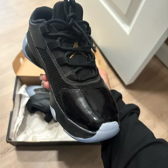 Youth Black Jordan shoes