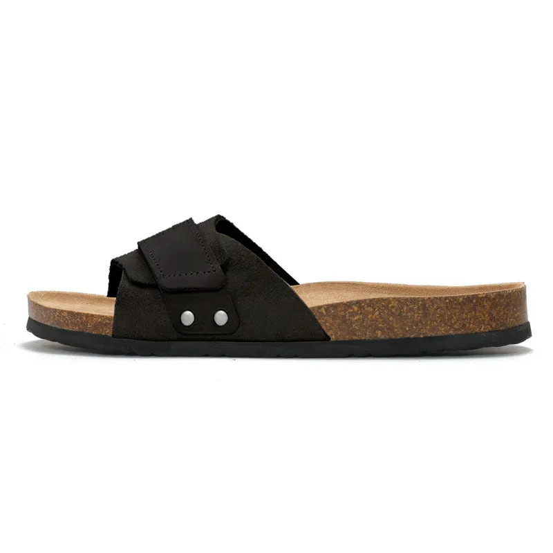 Youth Casual Cork Slippers with Rubber Sole
