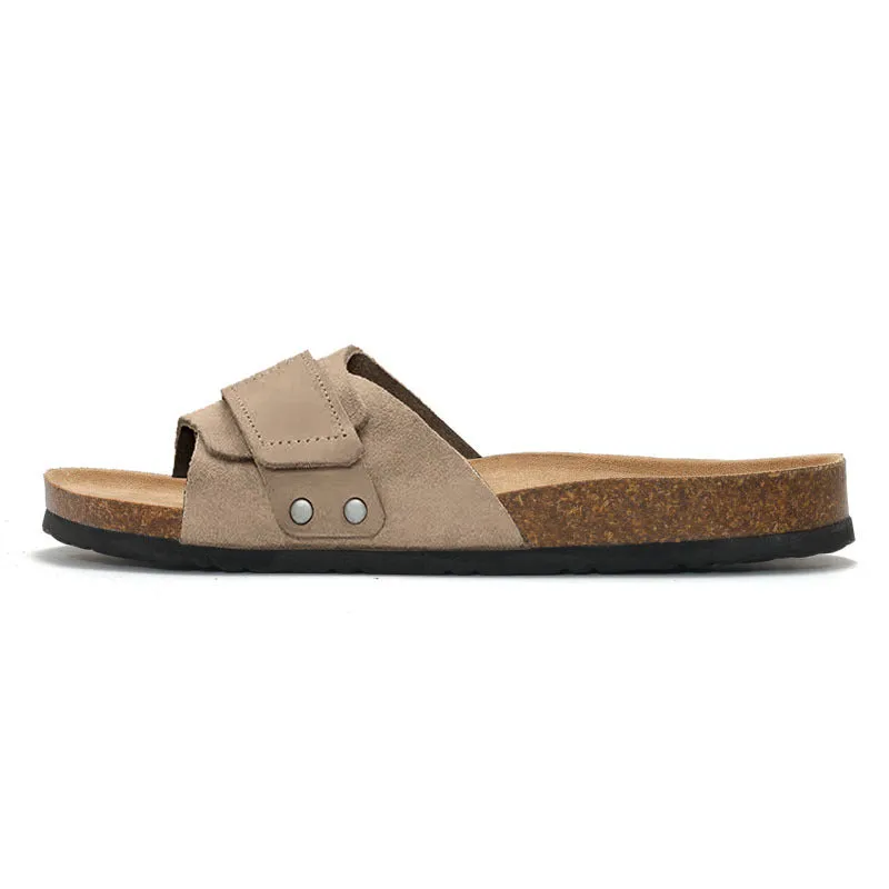 Youth Casual Cork Slippers with Rubber Sole