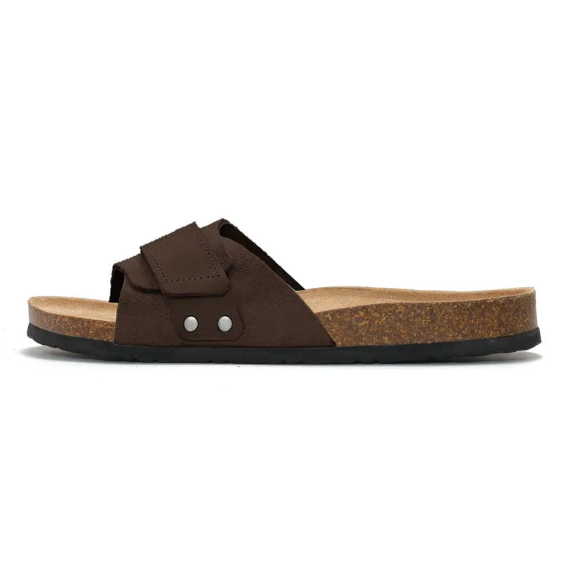 Youth Casual Cork Slippers with Rubber Sole