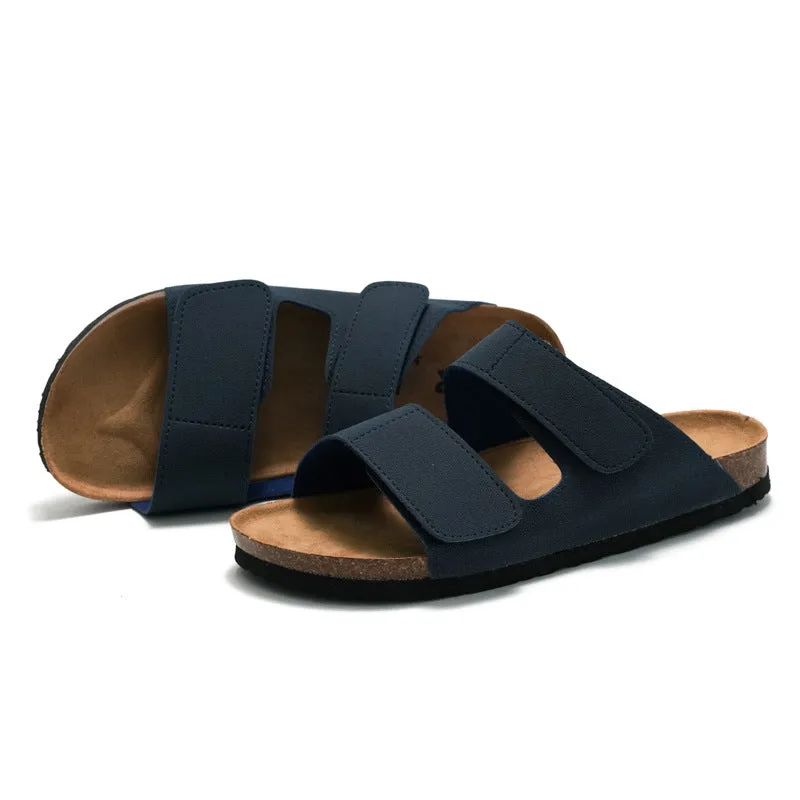 Youth Velcro Flip-flops with Rubber Sole