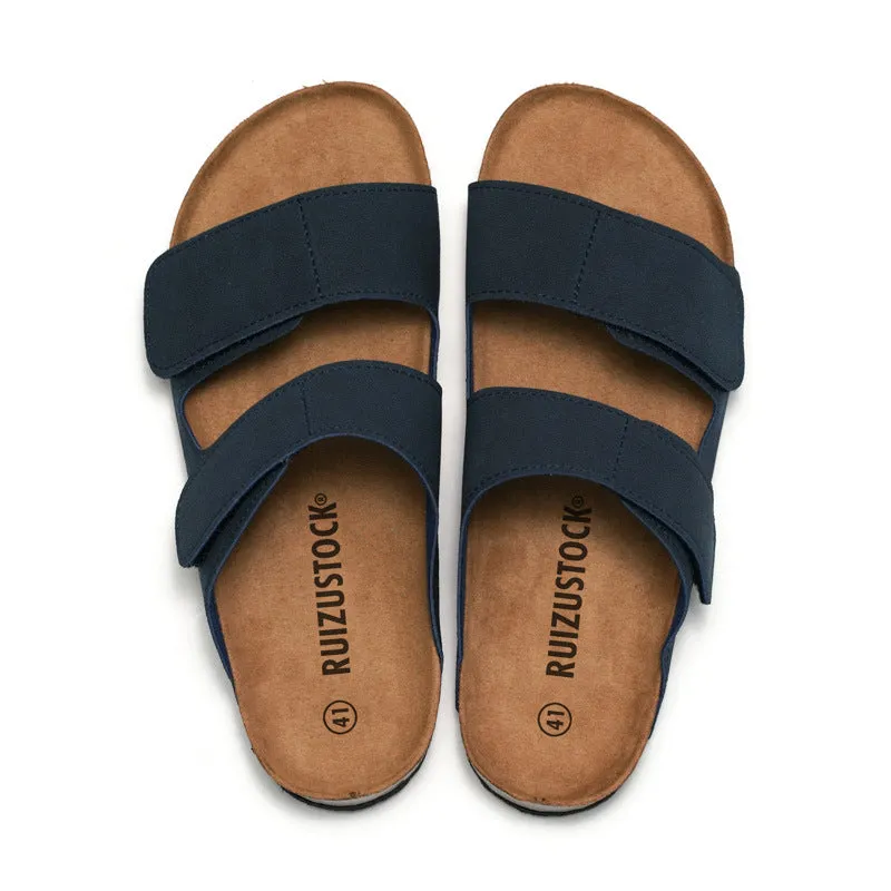 Youth Velcro Flip-flops with Rubber Sole