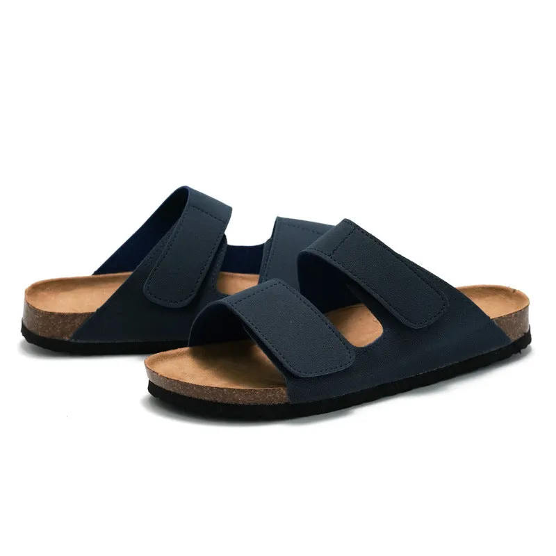 Youth Velcro Flip-flops with Rubber Sole