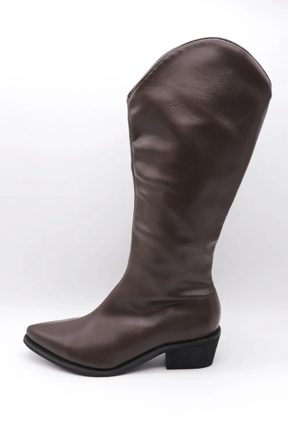 Zei Pleather Western Boots