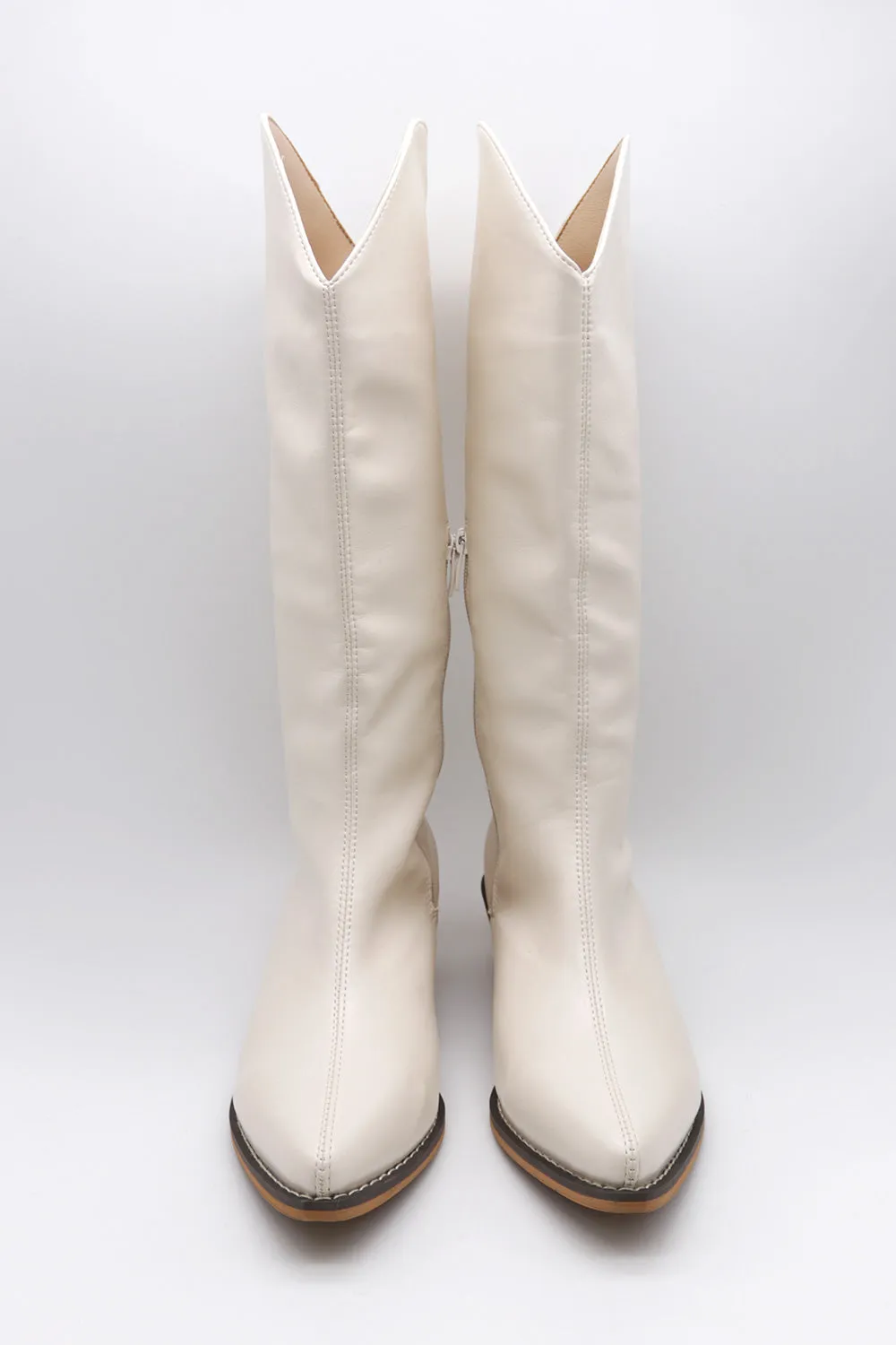 Zei Pleather Western Boots