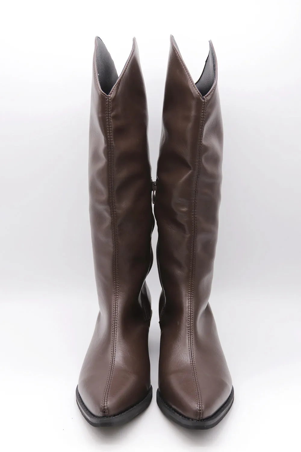 Zei Pleather Western Boots