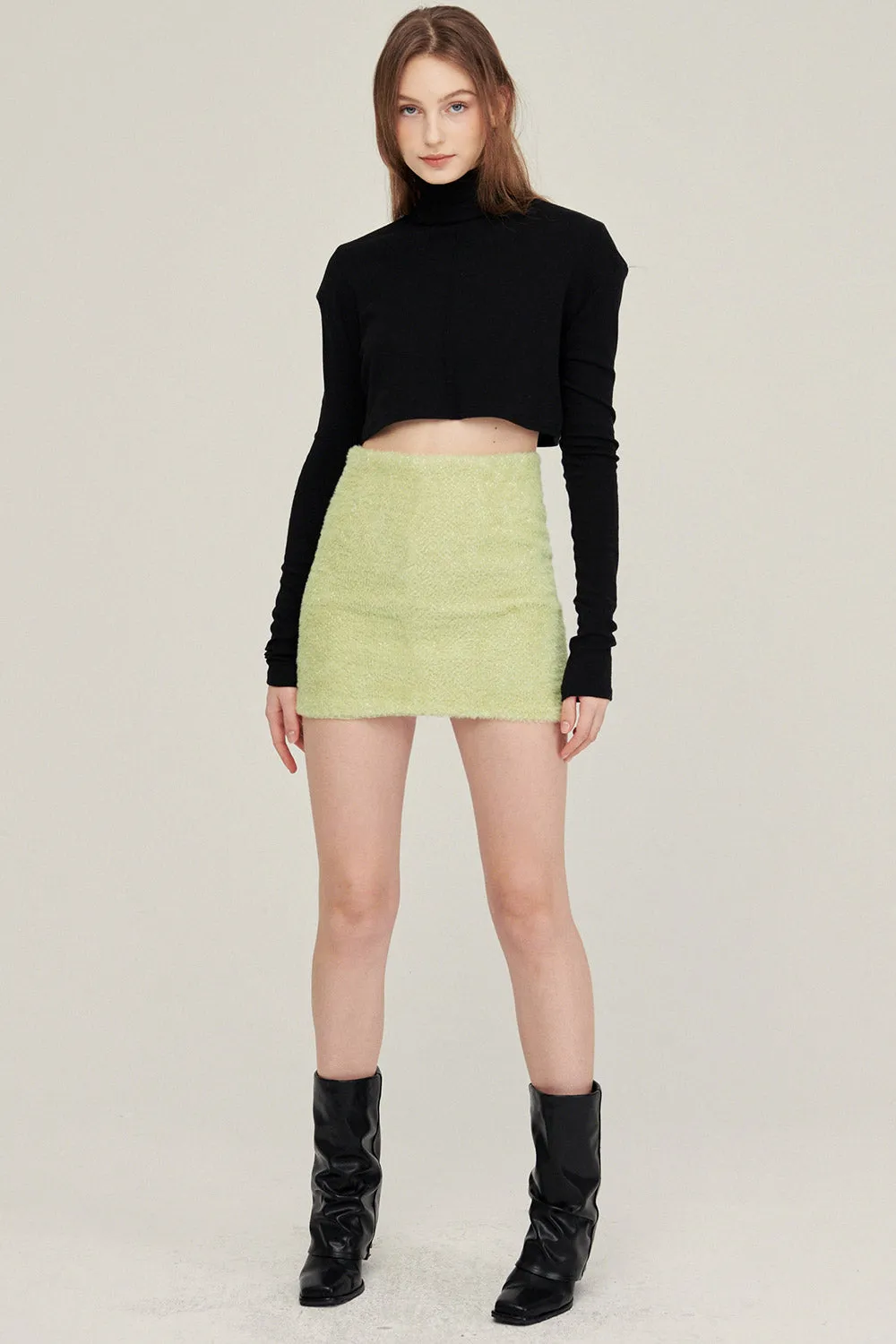 Zenda Two-Way Pleather Boots
